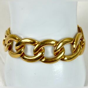 Vintage Napier Gold-Tone Chunky Bracelet